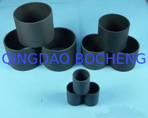 China Material negro del Teflon de la tubería/PTFE del Teflon de PTFE para el cambiador de calor proveedor